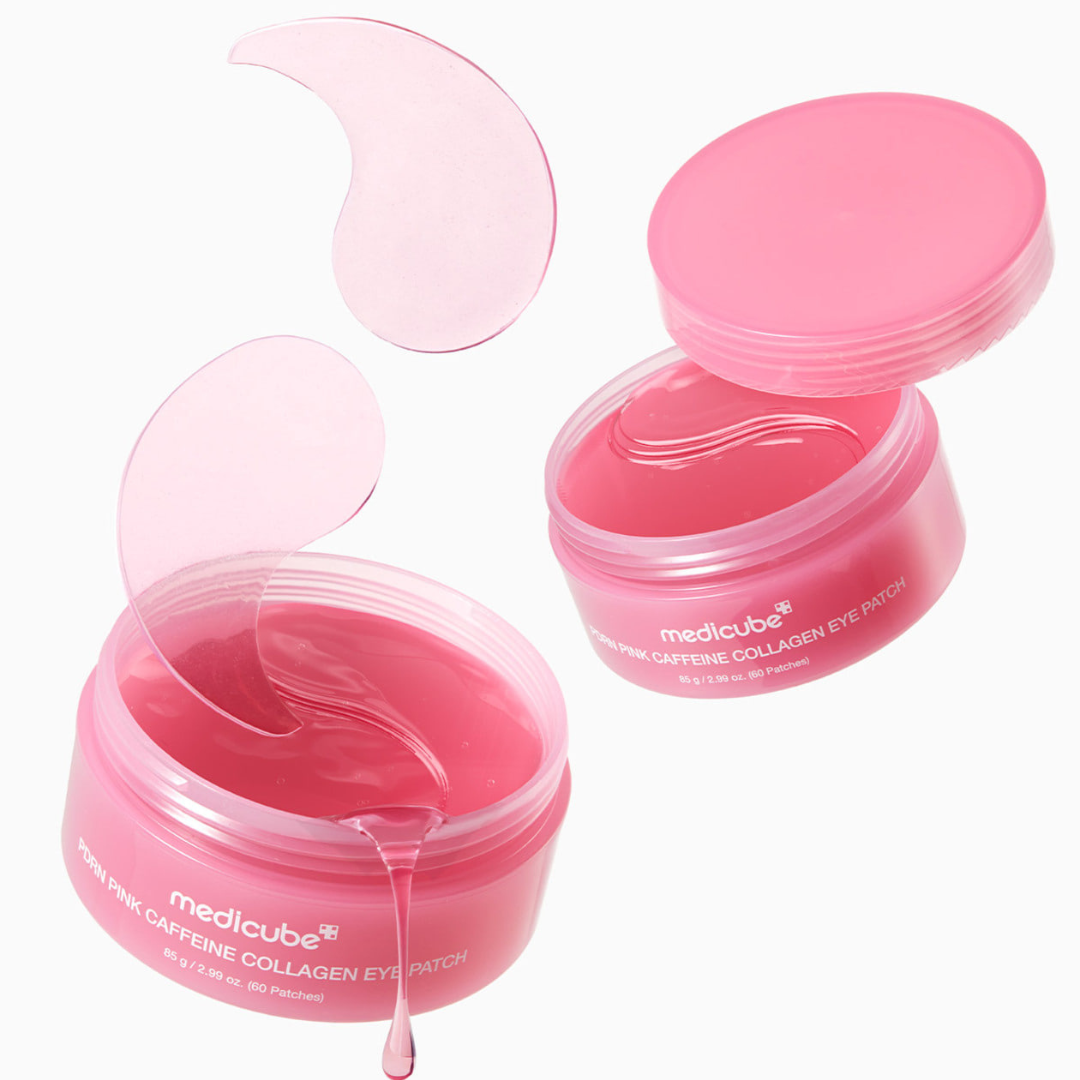 PDRN Pink Caffeine Collagen Eye Patch - Parches para Ojos Reafirmantes
