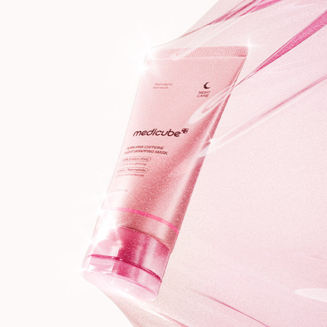 PDRN Pink Caffeine Night Wrapping Mask - Mascarilla Nocturna con Cafeína