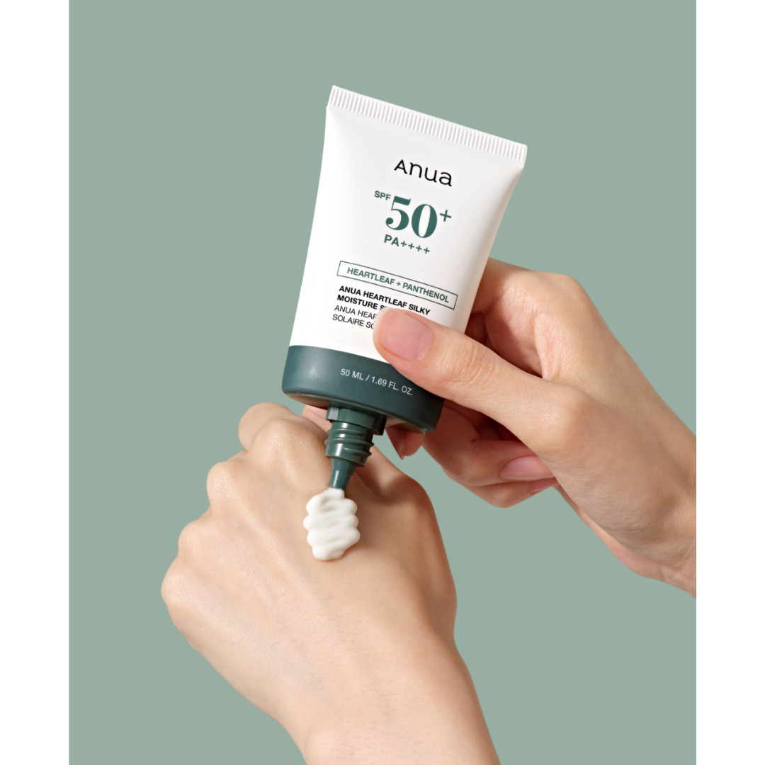 Heartleaf Silky Moisture Sun Cream - Protector Solar