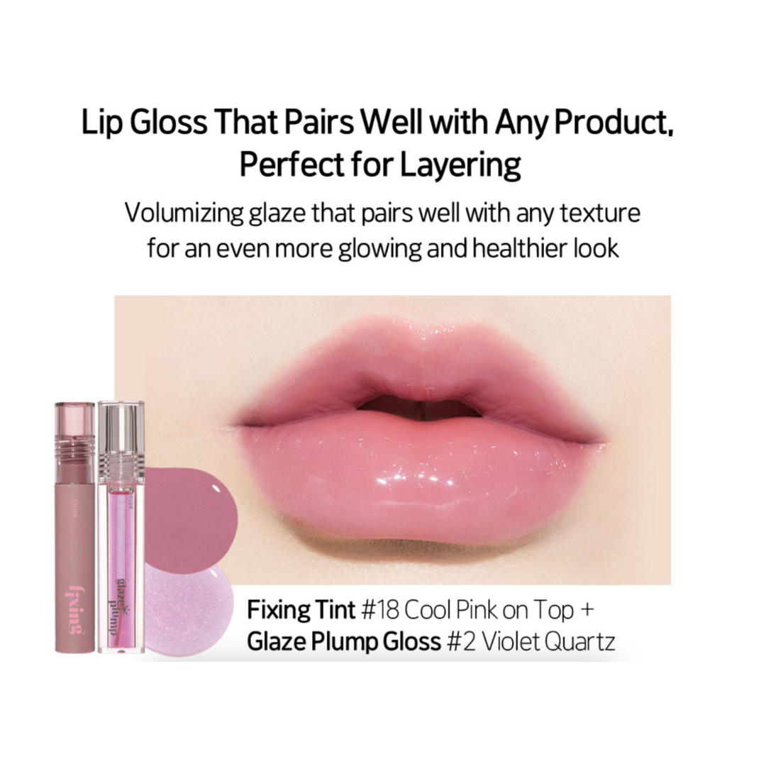 Glaze Plump Gloss 02 Violet Quartz - Brillo para Labios
