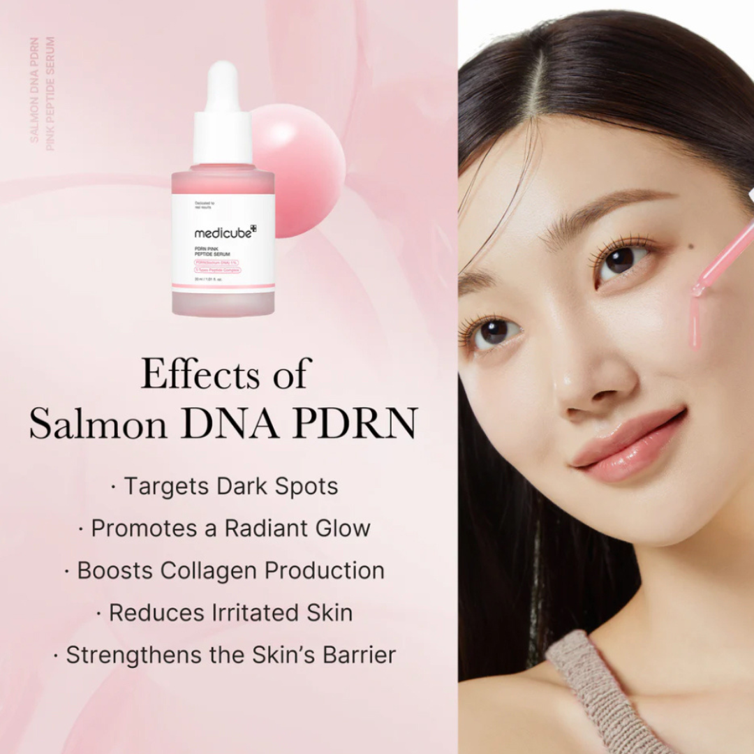 PDRN Pink Peptide Serum - Suero Hidratante y Unificador de Tono