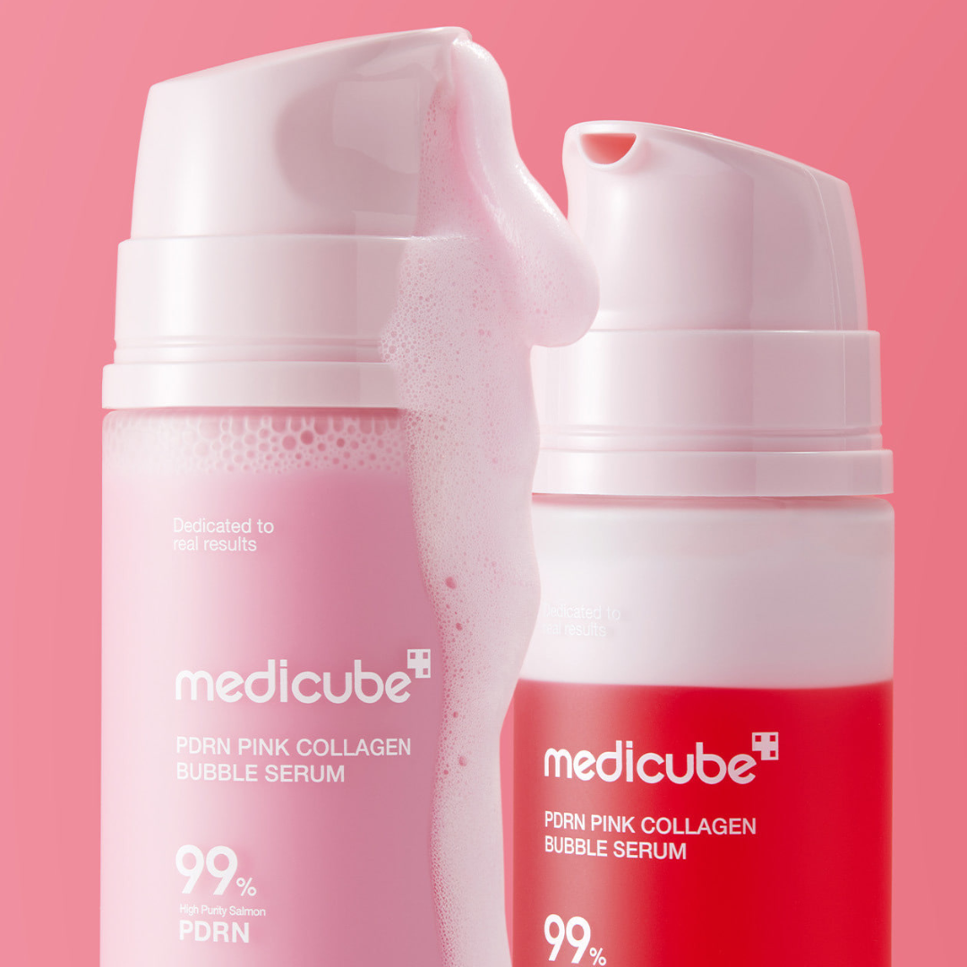 PDRN Pink Collagen Bubble Serum - Suero Burbujas Antiedad