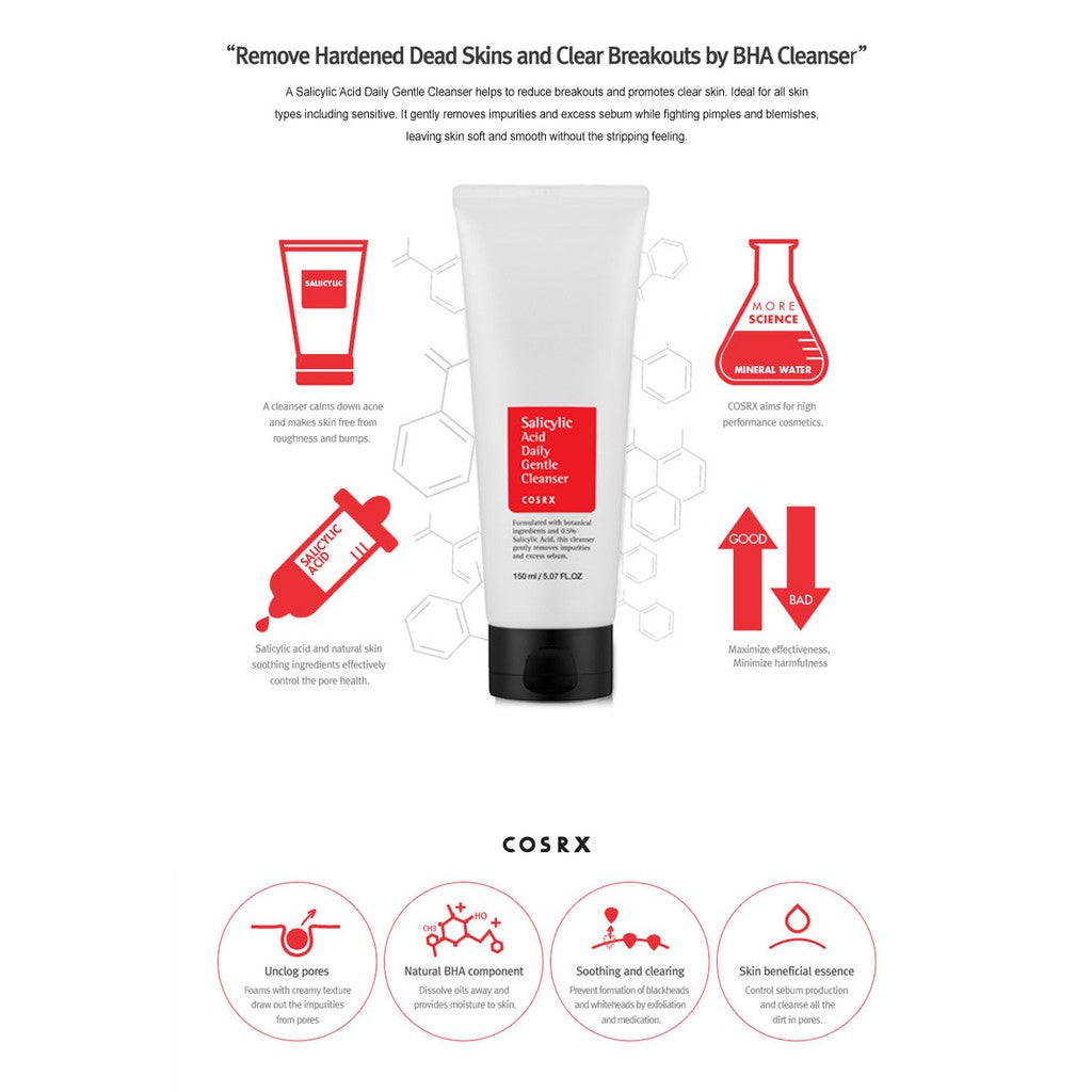 Salicylic Acid Daily Gentle Cleanser - Limpiador Facial Antiacné