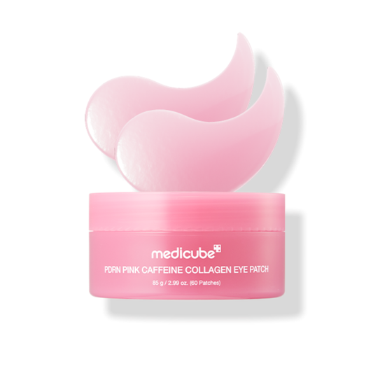 PDRN Pink Caffeine Collagen Eye Patch - Parches para Ojos Reafirmantes