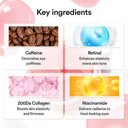PDRN Retinal Eye Patch Glow Jelly - Parches para Ojos Antiedad
