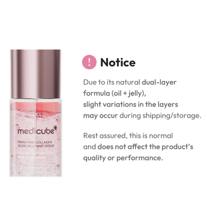 PDRN Pink Collagen Glow Jelly Mist Serum - Mist Hidratante Antiedad