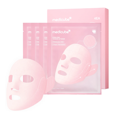 PDRN Pink Tension Up Mask 5pz - Mascarilla Tensora para Contorno Facial