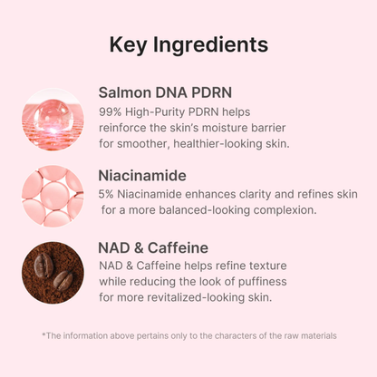 PDRN Pink Tension Up Mask 5pz - Mascarilla Tensora para Contorno Facial