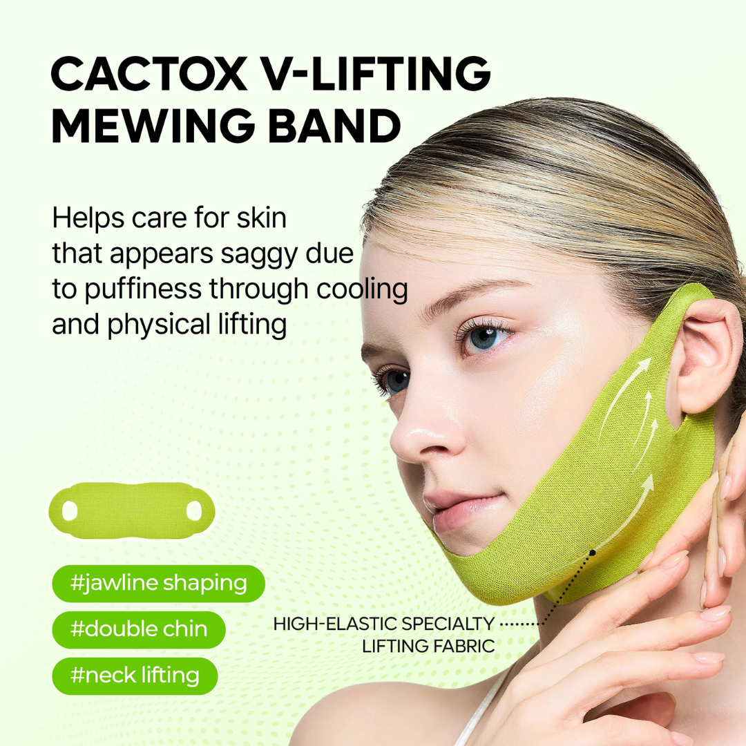 Cactox Cooling V-Up Mask - Mascarilla Tensora para Contorno Facial