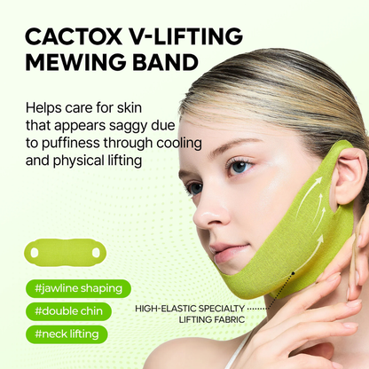 Cactox Cooling V-Up Mask - Mascarilla Tensora para Contorno Facial
