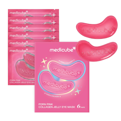 PDRN Pink Collagen Jelly Eye Mask - Parches para Ojos Antiedad