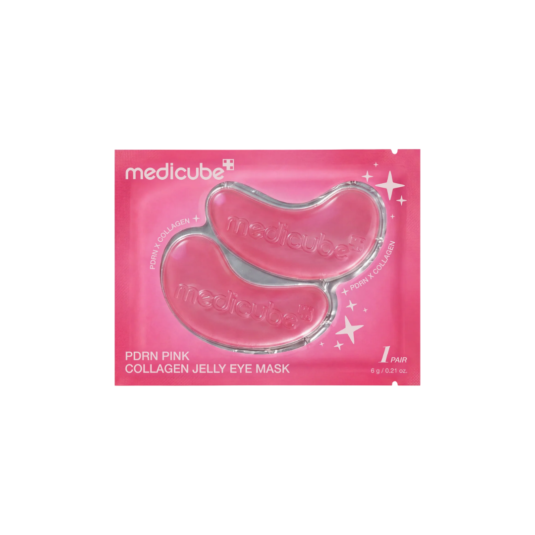 PDRN Pink Collagen Jelly Eye Mask - Parches para Ojos Antiedad