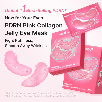 PDRN Pink Collagen Jelly Eye Mask - Parches para Ojos Antiedad