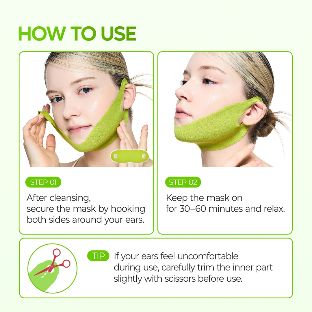 Cactox Cooling V-Up Mask - Mascarilla Tensora para Contorno Facial