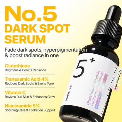 No.5+ Glutathione Vitamin Concentrated Serum - Suero Concentrado Vitamina C