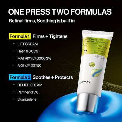 The Vita A Retinal Shot Tightening Dual Cream - Crema Doble Acción Antiedad