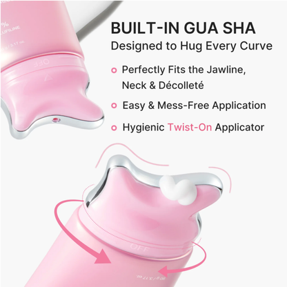 PDRN Collagen Gua Sha Neck Wrinkle Cream - Crema para Cuello Reafirmante con Gua Sha