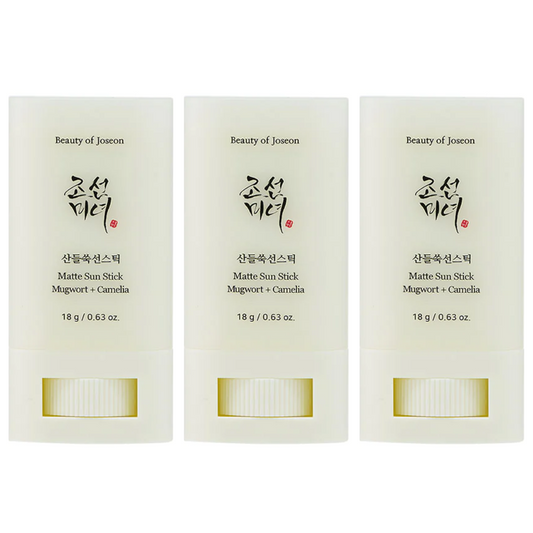 3 PZ Matte Sun Stick: Mugwort + Camelia SPF50 PA++++ - Protector Solar en Barra