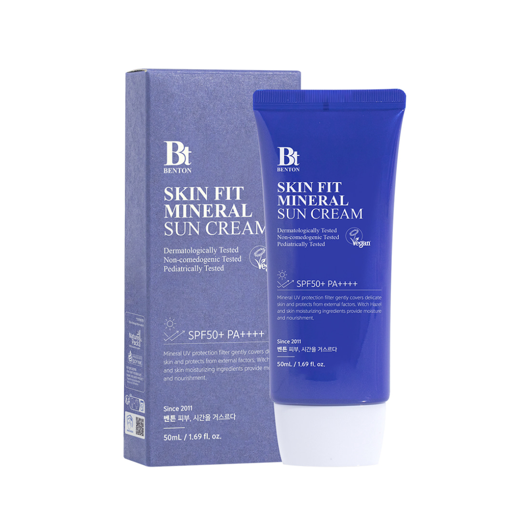 Benton Skin Fit Mineral Sun Cream SPF50+ PA++++ - Protector Solar Mineral