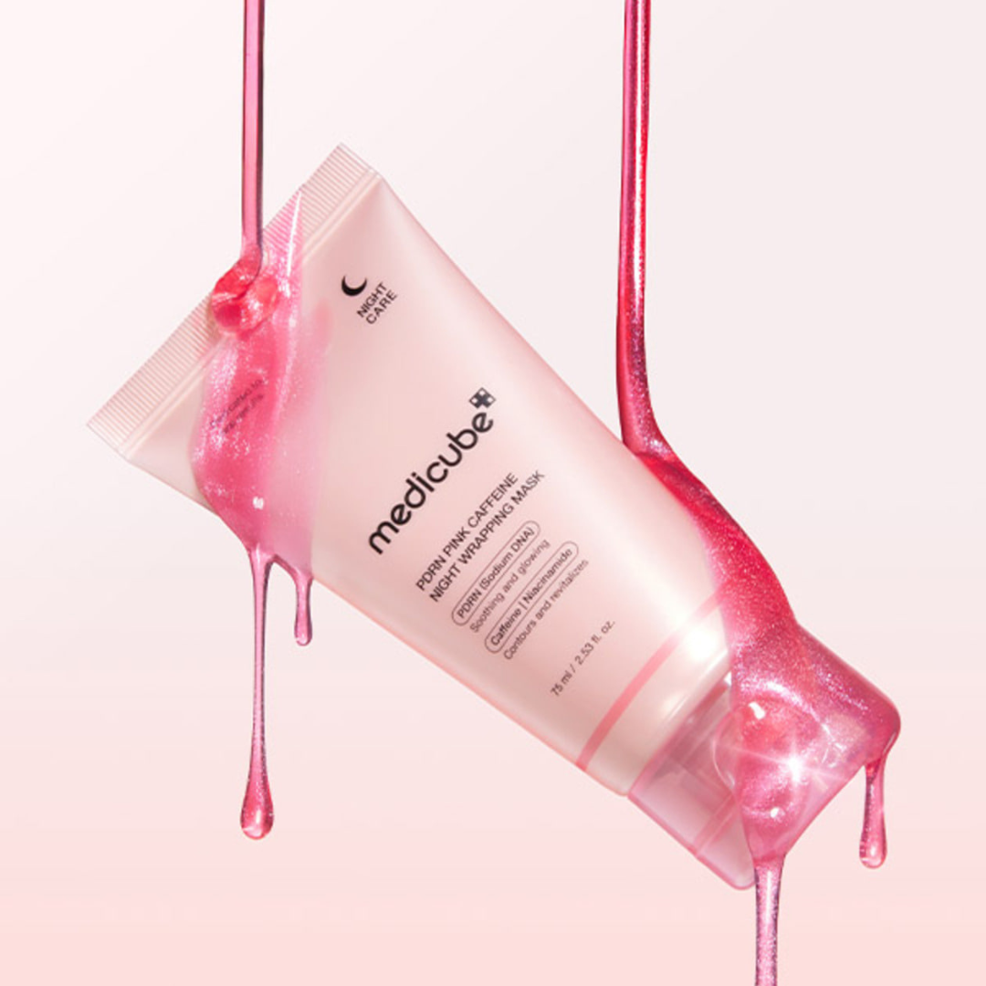 PDRN Pink Caffeine Night Wrapping Mask - Mascarilla Nocturna con Cafeína