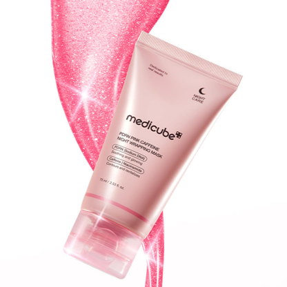 PDRN Pink Caffeine Night Wrapping Mask - Mascarilla Nocturna con Cafeína