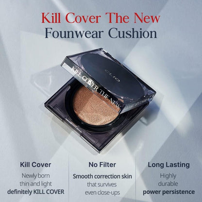 Kill Cover Fixer Founwear Cushion SPF 50+ PA+++ - Maquillaje Base + Repuesto