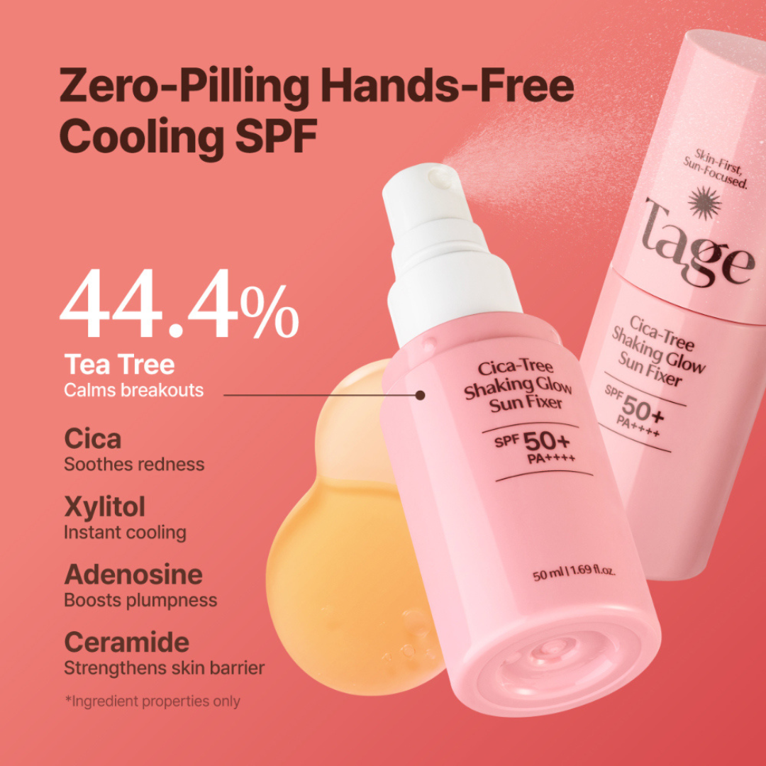 Cica-Tree Shaking Glow Sun Fixer SPF50+ PA++++ - Spray Fijador Solar