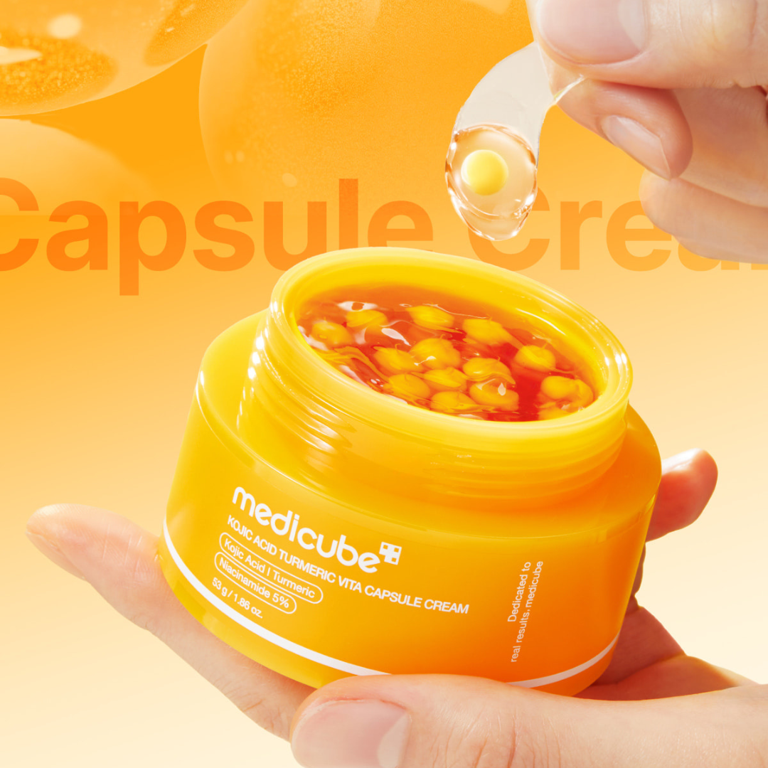 Kojic Acid Turmeric Vita Capsule Cream - Crema con Cápsulas Despigmentante