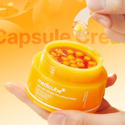 Kojic Acid Turmeric Vita Capsule Cream - Crema con Cápsulas Despigmentante
