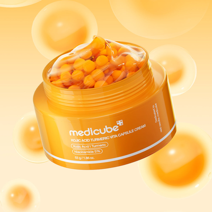 Kojic Acid Turmeric Vita Capsule Cream - Crema con Cápsulas Despigmentante