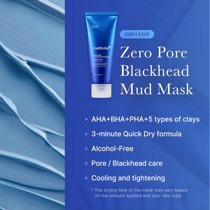 Zero Pore Blackhead Mud Mask - Mascarilla de Barro para Puntos Negros