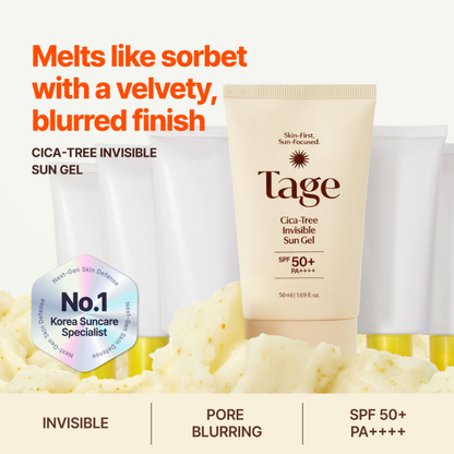 Cica-Tree Invisible Sun Gel SPF50+ PA++++ - Protector Solar