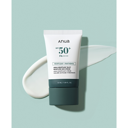 Heartleaf Silky Moisture Sun Cream - Protector Solar