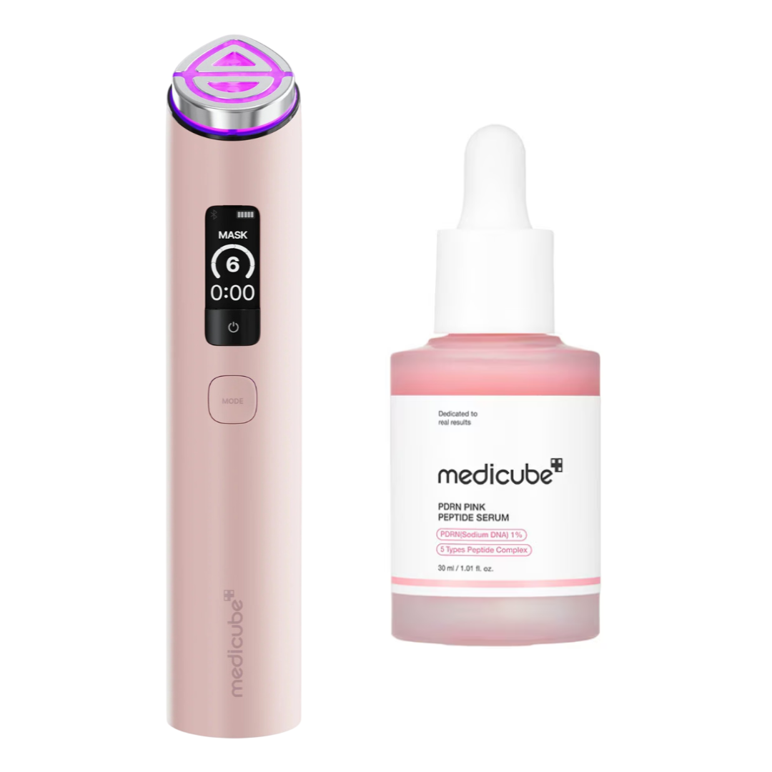 KoKit AGE-R Booster Pro X2 + PDRN Pink Peptide Serum