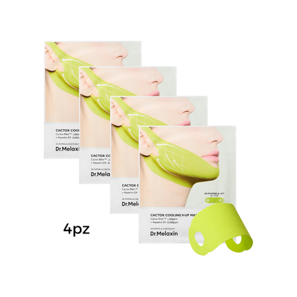 Cactox Cooling V-Up Mask - Mascarilla Tensora para Contorno Facial