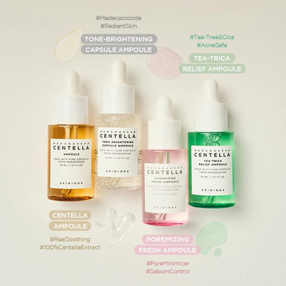 Centella Ampoule Kit - Kit con 4 Mini Ampollas