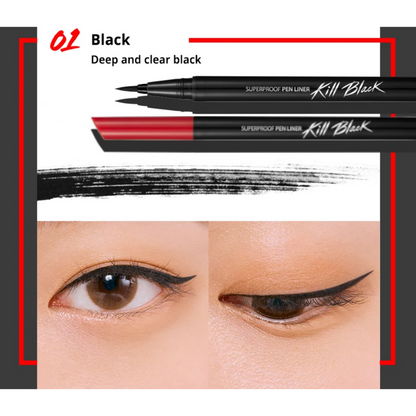 Superproof Pen Liner Kill Black - Delineador de Ojos Líquido