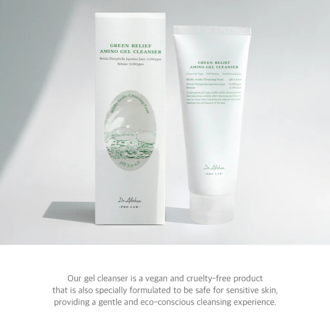 Green Relief Amino Gel Cleanser - Limpiador Purificante en Gel