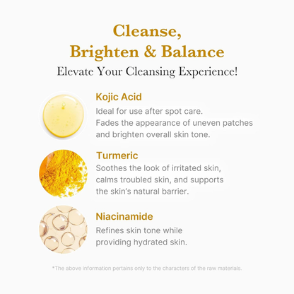 Kojic Acid Turmeric Toning Cleanser - Limpiador Facial