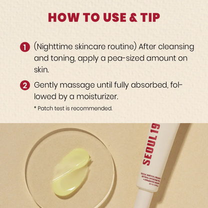 SEOUL 1988 Eye Cream: Retinal Liposome 4% + Fermented Bean - Crema para Ojos con Retinal