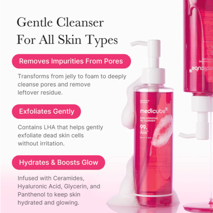 PDRN Hydrating Gel Cleanser - Limpiador Facial en Gel