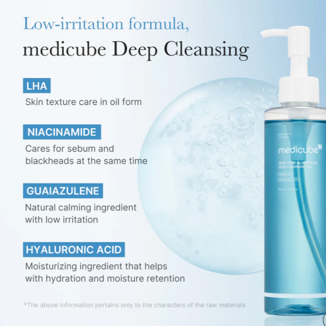 Zero Pore Blackhead Deep Cleansing Oil - Limpiador a Base de Aceite
