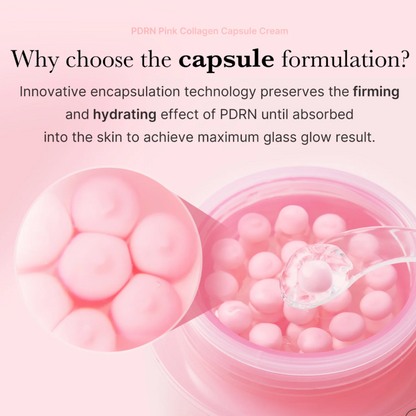 PDRN Pink Collagen Capsule Cream - Crema Hidratante Iluminadora