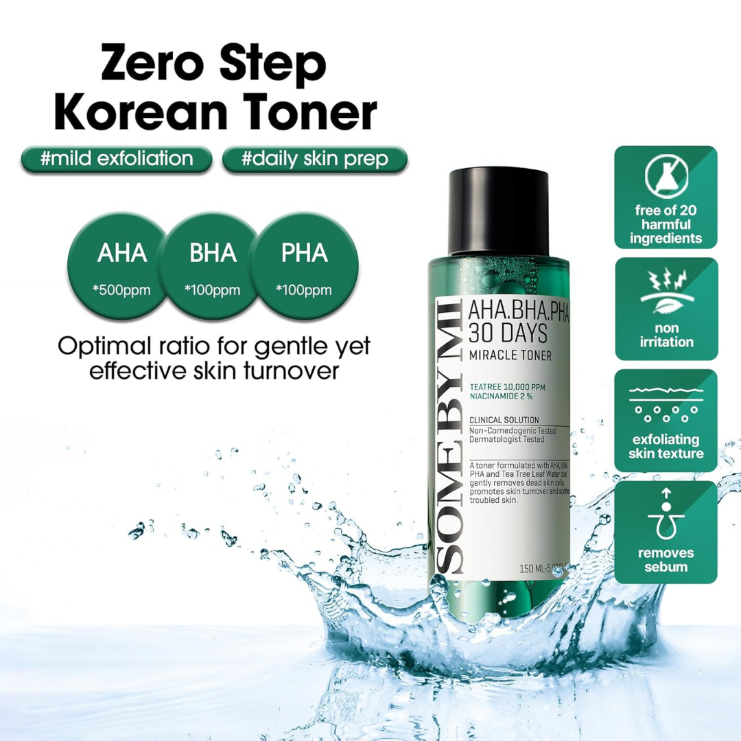 AHA BHA PHA 30 Days Miracle Toner - Tónico Antiacné