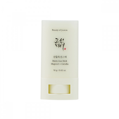 Matte Sun Stick: Mugwort + Camelia SPF50 PA++++ - Protector Solar en Barra