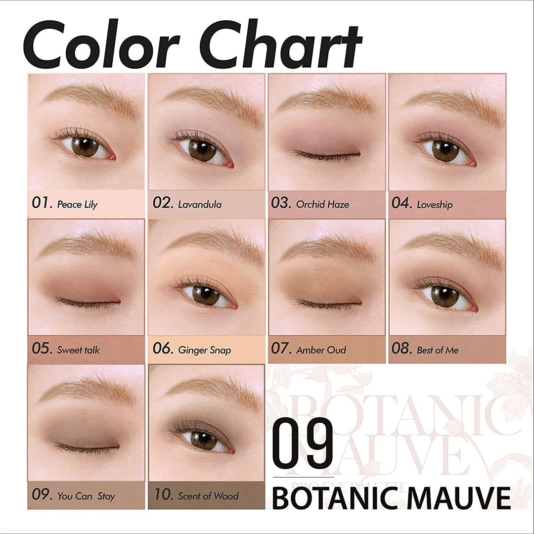 Pro Eye Palette 09 Botanic Mauve - Paleta de Sombras para ojos