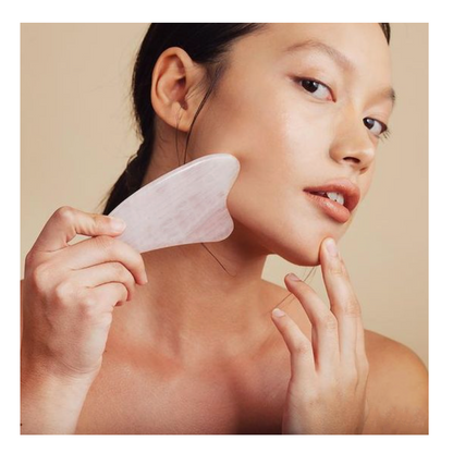 Gua Sha de Cuarzo Rosa - Kocare Beauty