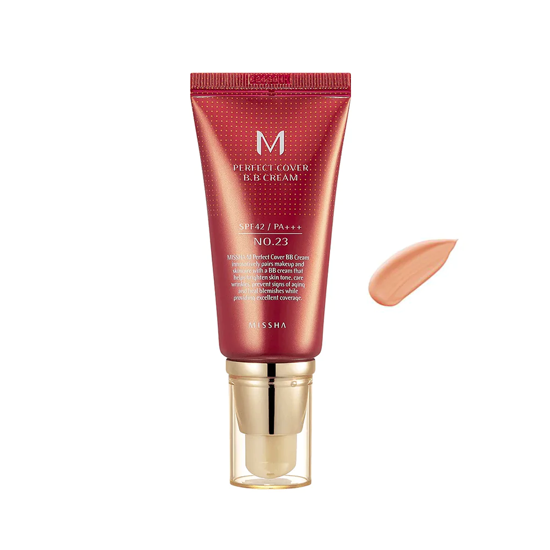 M Perfect Cover BB Cream SPF 42 PA+++ - Maquillaje + Protección