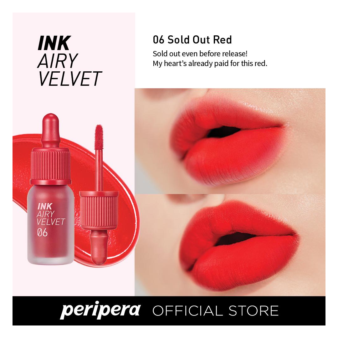 Ink Airy Velvet Peripera - Tintas de Labios y Mejillas